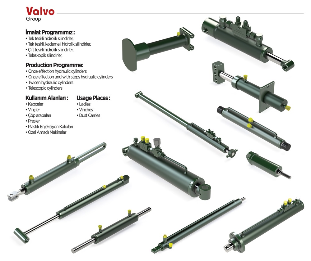 Hidrolik Özel Silindirler